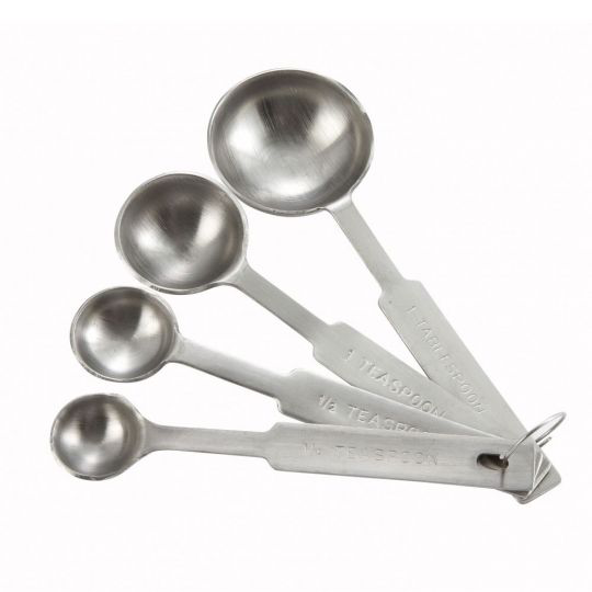 Stainless Steel Measuring Spoons, Set of 4 + Reviews
