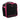 Black and pink Six Pack Fitness Cube meal bag