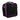 Black and purple Six Pack Fitness Cube meal bag
