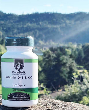 Vitamin D3 + Vitamin K2 MCT Oil (Soy Free) Softgels (Qty: 300)