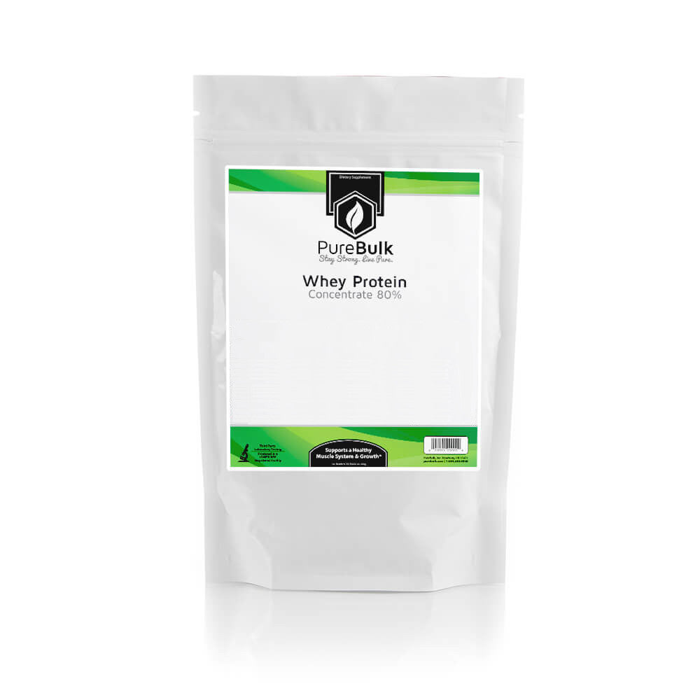 Whey Protein Concentrate 80% - Bodybuilding Supplement - PureBulk, Inc.