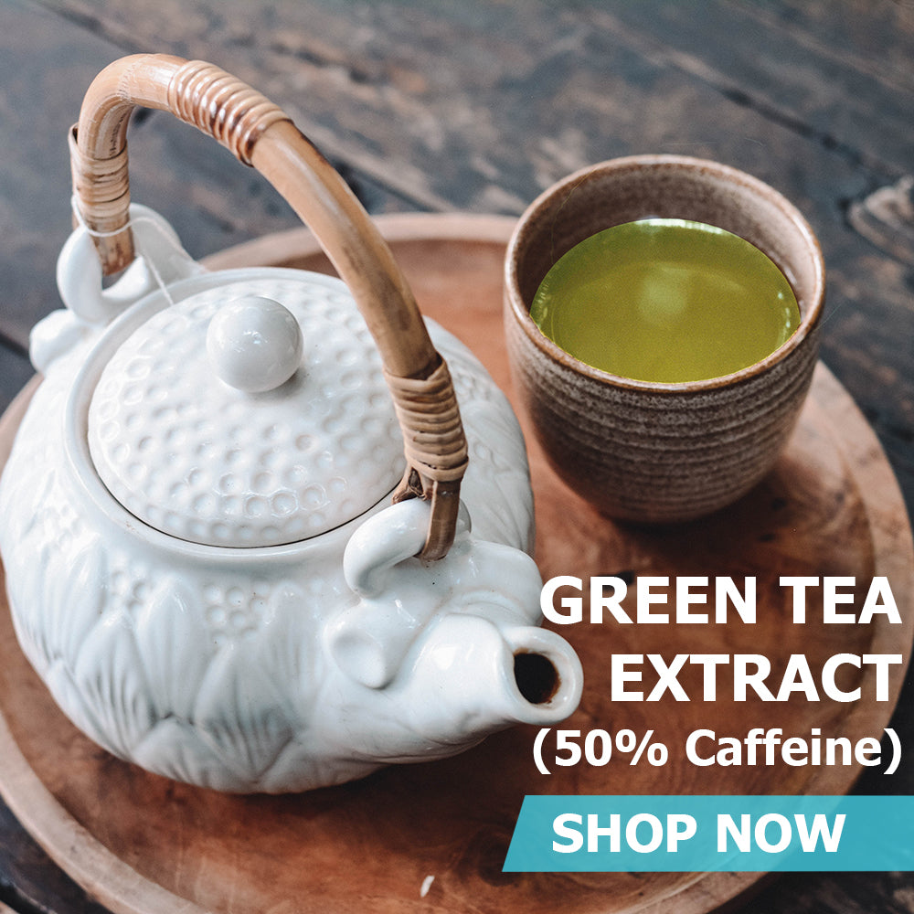 Green Tea Leaf Extract (50% Caffeine) Powder