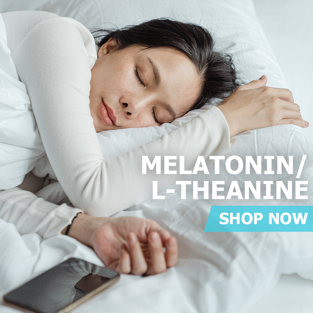 Melatonin and L-Theanine for Sleep Support | Bulk Sizes – PureBulk, Inc.