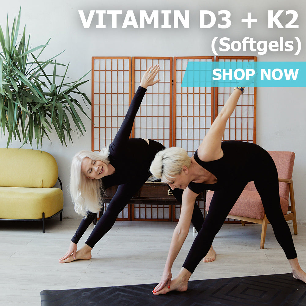 Vitamin D3 (1200IU) + Vitamin K2 MCT Oil (Soy Free) Softgels (Qty: 300)