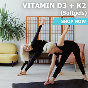 Vitamin D3 + Vitamin K2 MCT Oil (Soy Free) Softgels (Qty: 300)